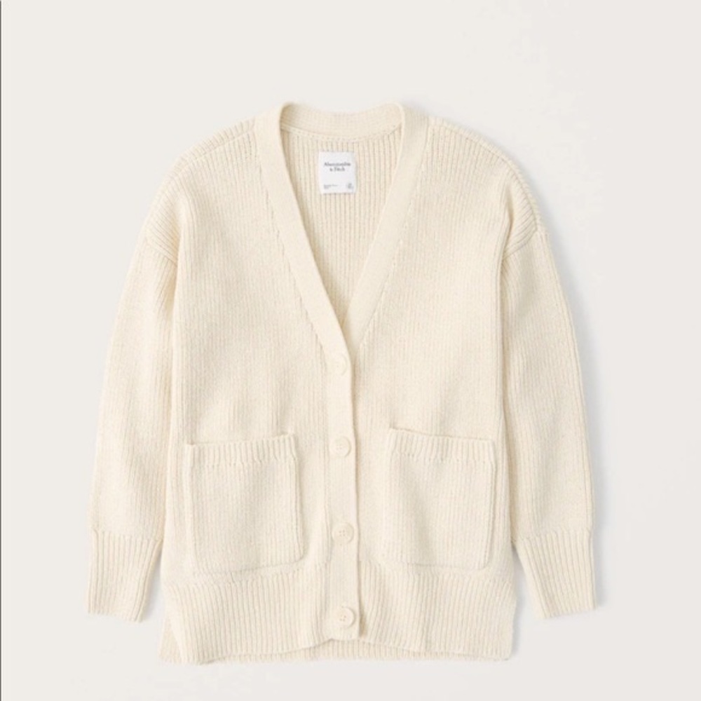 Abercrombie and Fitch Oversized Cable Cardigan
